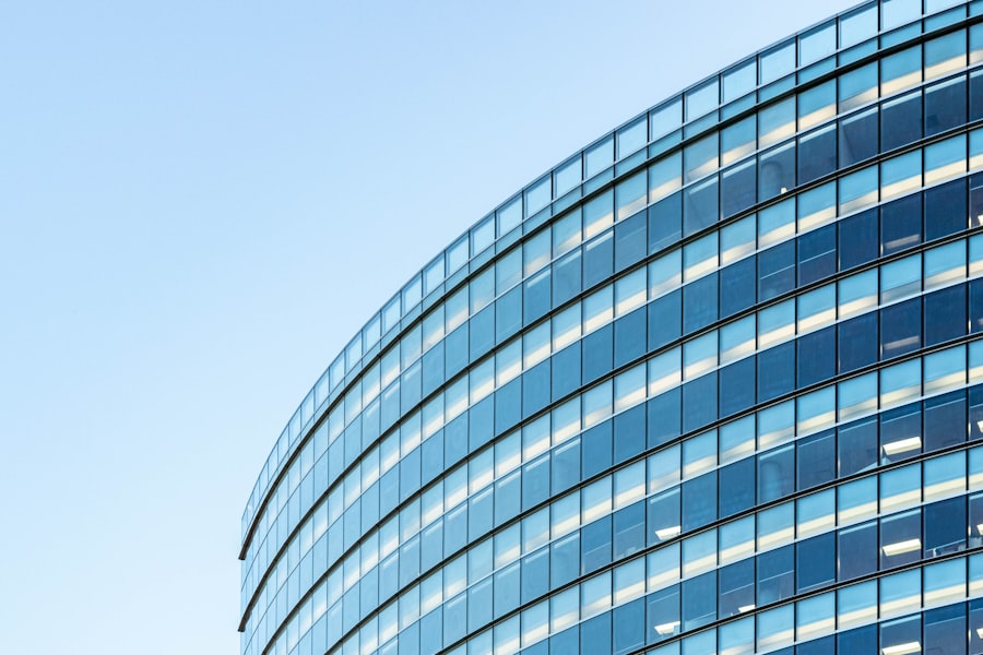 Commercial building exterior
