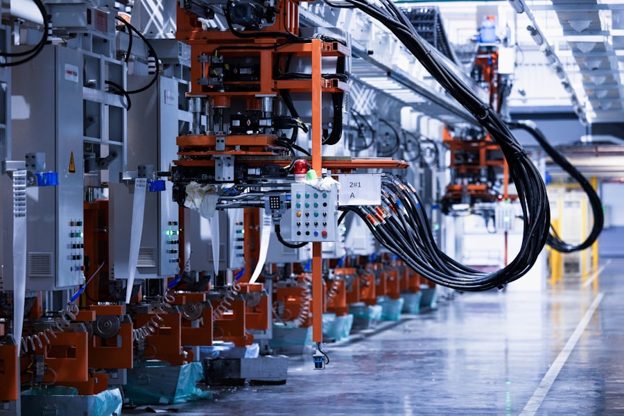 Industrial plant floor equipment